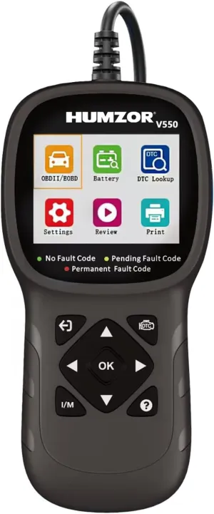 V550 OBD2-Scanner, Enhanced Car-Diagnostic-Tool Read & Clear Engine Fault Codes, CAN Scan Tool for All OBD2 Cars 1996 , 40,000 DTC, Live Data, Battery Tester (Black)