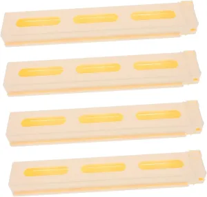 Vaguelly 4pcs Train Clips Accessories for Toy Trains Easy to Use and Portable for Boy Girl Parties and Creative Play