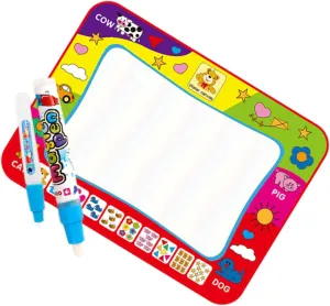 Vaguelly Aqua Coloring Mat Boys and Girls Drawing Mat Water Drawing and Girls Art Set Creative Toy