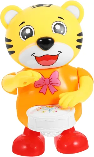 Vaguelly for Boy Girl Interactive Learning Musical for Months Fun Crawling Animal Figurine Engaging Singing and Drumming Experience for Boy Girl