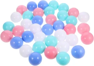 VANZACK 100pcs Colorful Ocean Balls for Fun Swimming for Play Tents Ball Pits and Pools Safe Amusement Park Games Lightweight and Portable