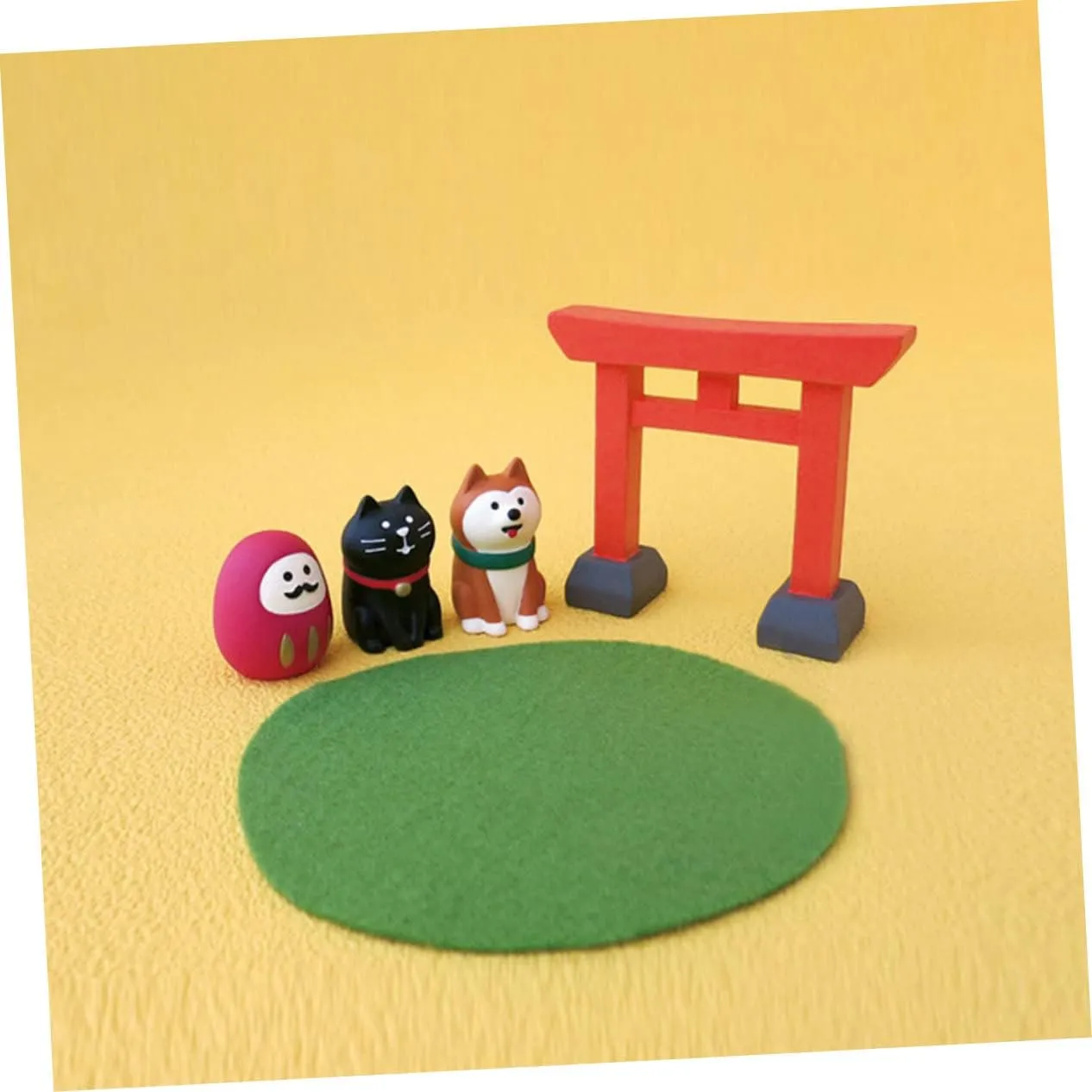 VANZACK 5pcs Miniature House Door Decoration Ornament Dollhouse Accessories Dollhouse Furniture House Supplies Miniature Landscape Supplies Miniature Furniture Fairy Doors Resin