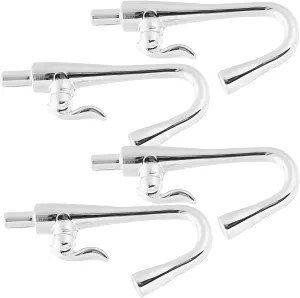 VANZACK 5sets Mini Doll House Accessory Miniature Faucet Mini Bathroom Sink Realistic Design Plastics Material 4pcs*5