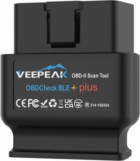 Veepeak OBDCheck BLE  Bluetooth OBD II Scanner Wireless Car Diagnostic Scan Tool Check Engine Code Reader for iOS & Android