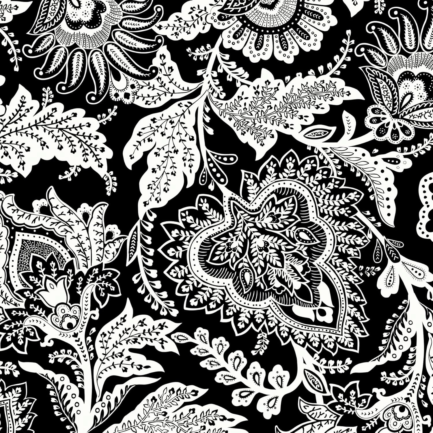 Vera Bradley Women's Cotton Reversible Placemats Set of 2, Java Black - Recycled Cotton, One Size