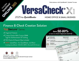VersaCheck X1 2025 for QuickBooks (Download)   VersaCheck ONLINE Gold 1yr Sub Bundle [PC Download]