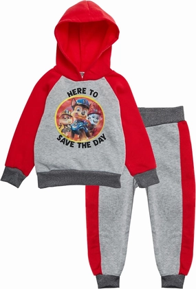 Viacom Paw Patrol Toddler Boys Hoodie and Pants Set – 2-Piece Clothing Outfit featuring Chase, Marshall (Multi, 2T)