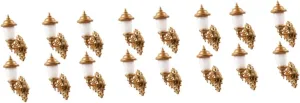 VICASKY 16pcs Wall Lamp Decorative Micro Landscaping Light for House Decor Stylish Sand Table Accessory Light for Dollhouse and Scene Decoration