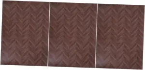 VICASKY 2pcs Miniature Floorboard Doll House Flooring Simulated Tile Ornament Deep Herringbone Decoration for Dollhouse Scenery Layout