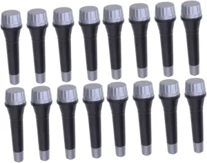 VICASKY 2sets Microphone Model Toy for Boys and Girls Plastic Musical Party Toy Ideal for Performance Award Giving 8pcs*2