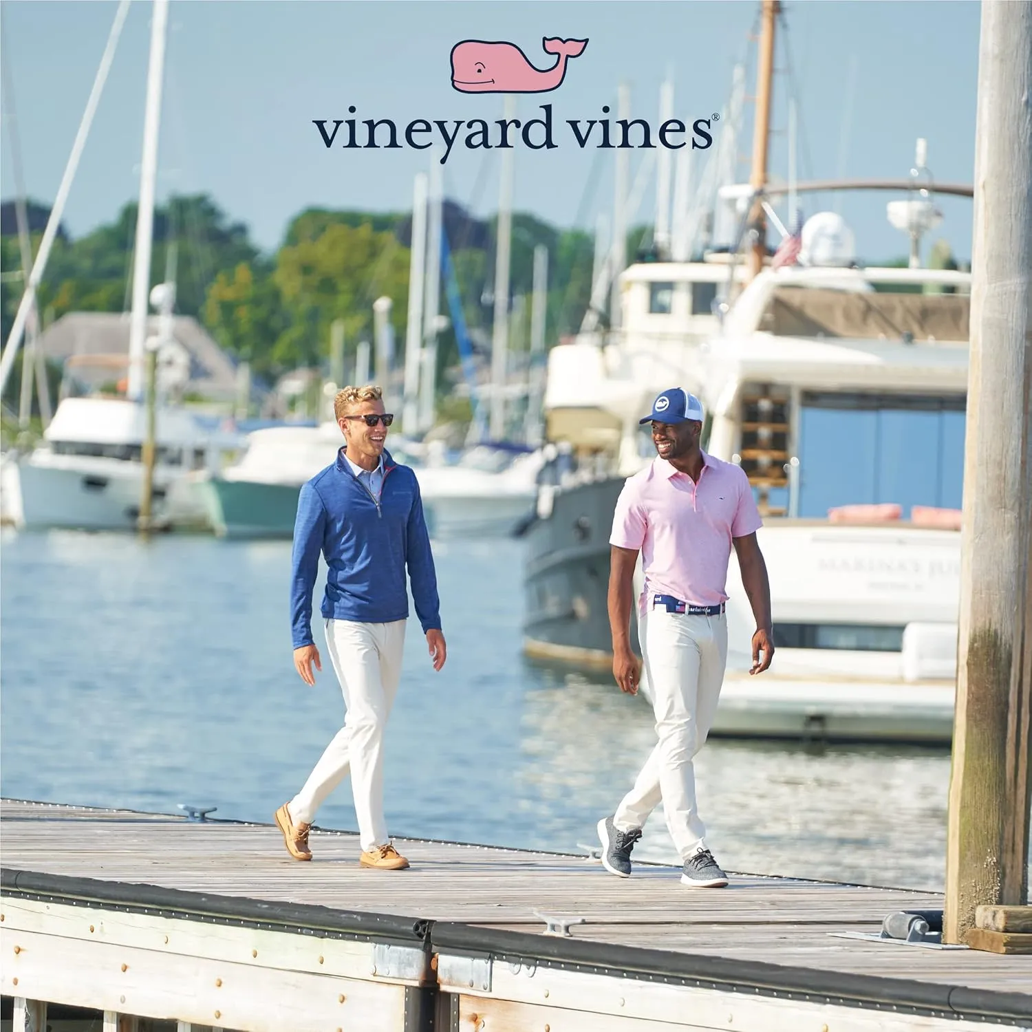 vineyard vines Men's Whale Logo Baseball Hat