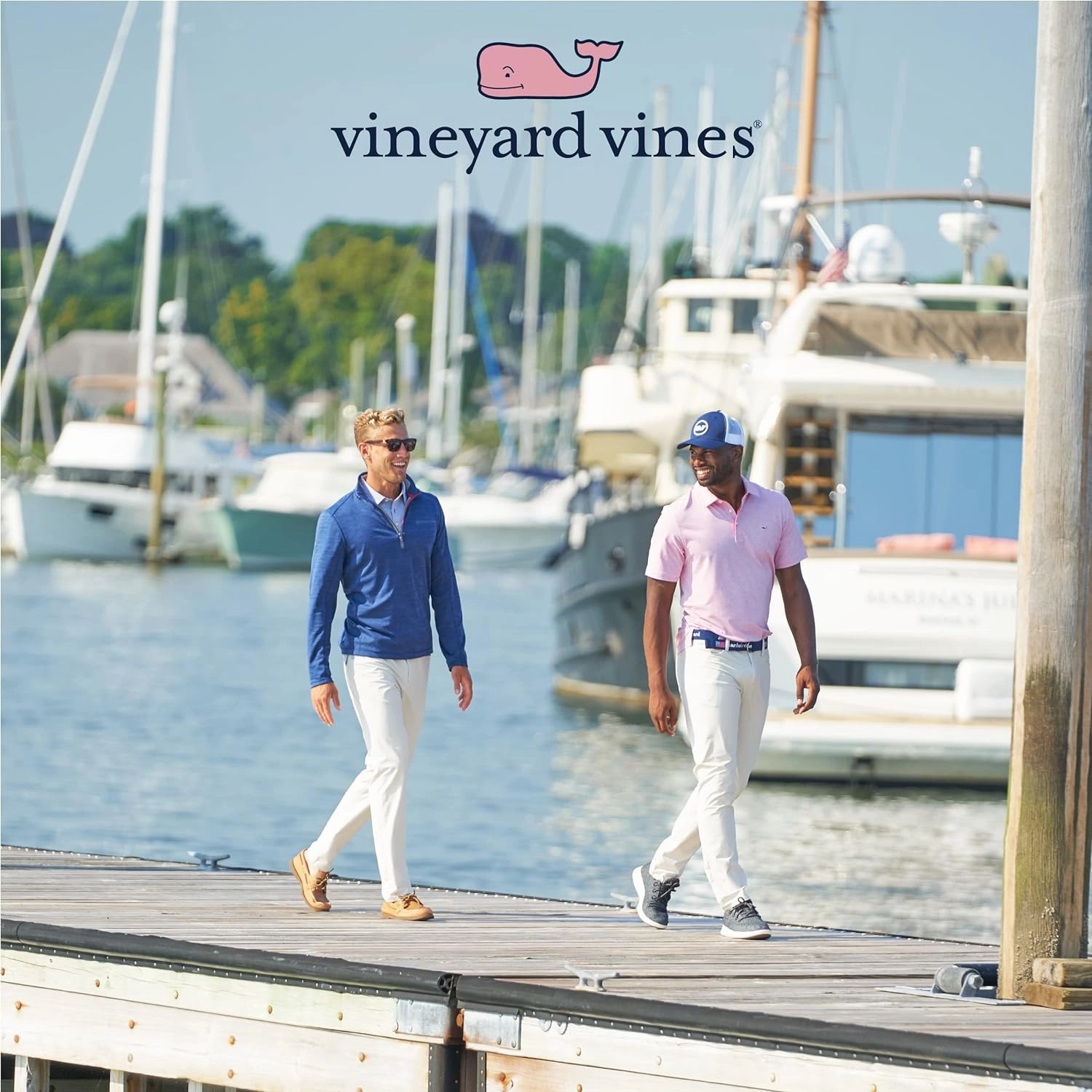 vineyard vines Men's Whale Logo Baseball Hat