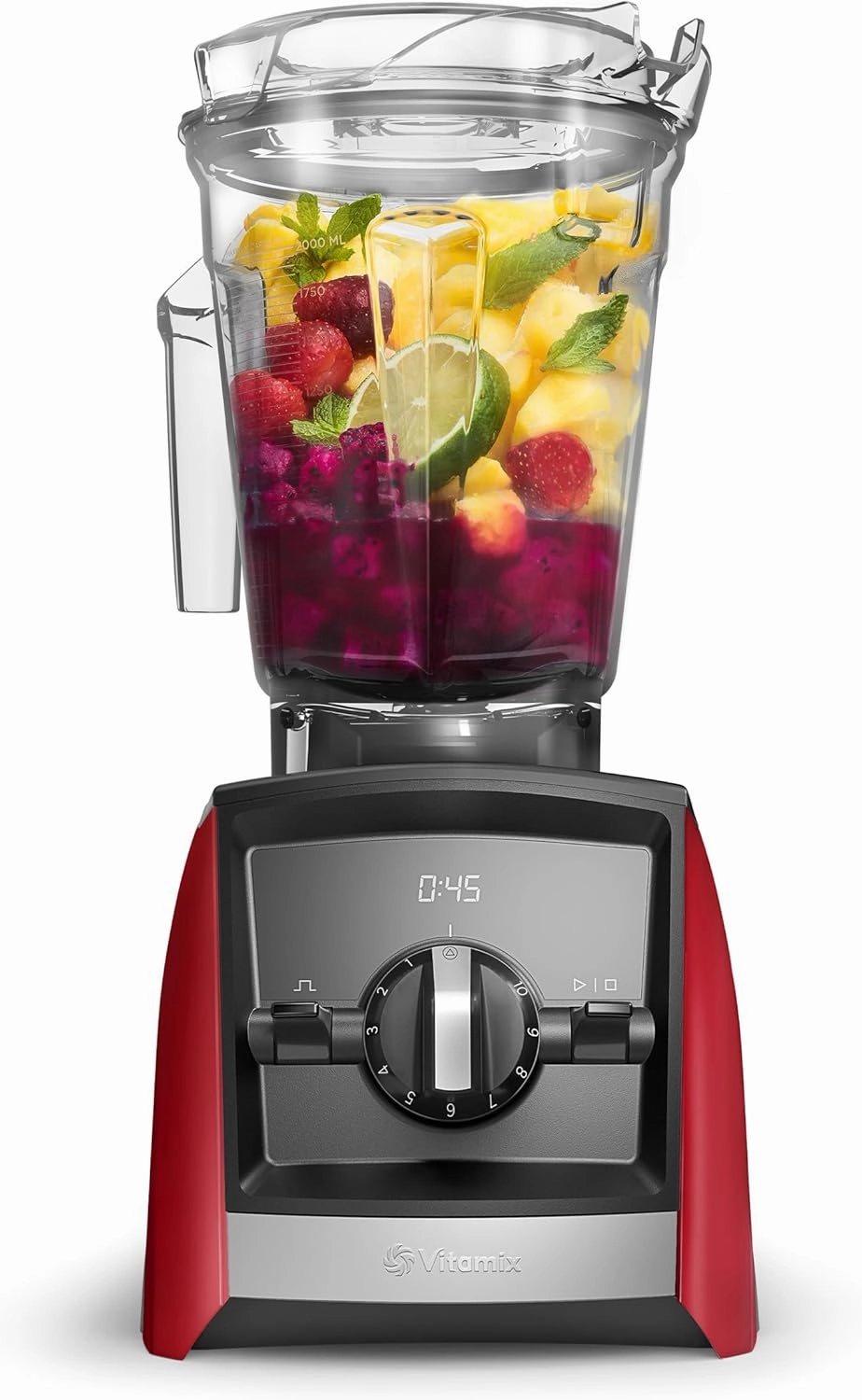 Vitamix Red A2300 Ascent Series Smart Blender, Professional-Grade, 64 oz Low-Profile Container, 64 fl oz