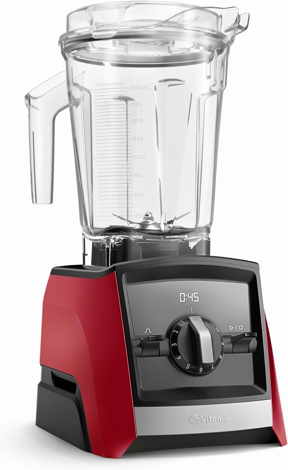 Vitamix Red A2300 Ascent Series Smart Blender, Professional-Grade, 64 oz Low-Profile Container, 64 fl oz