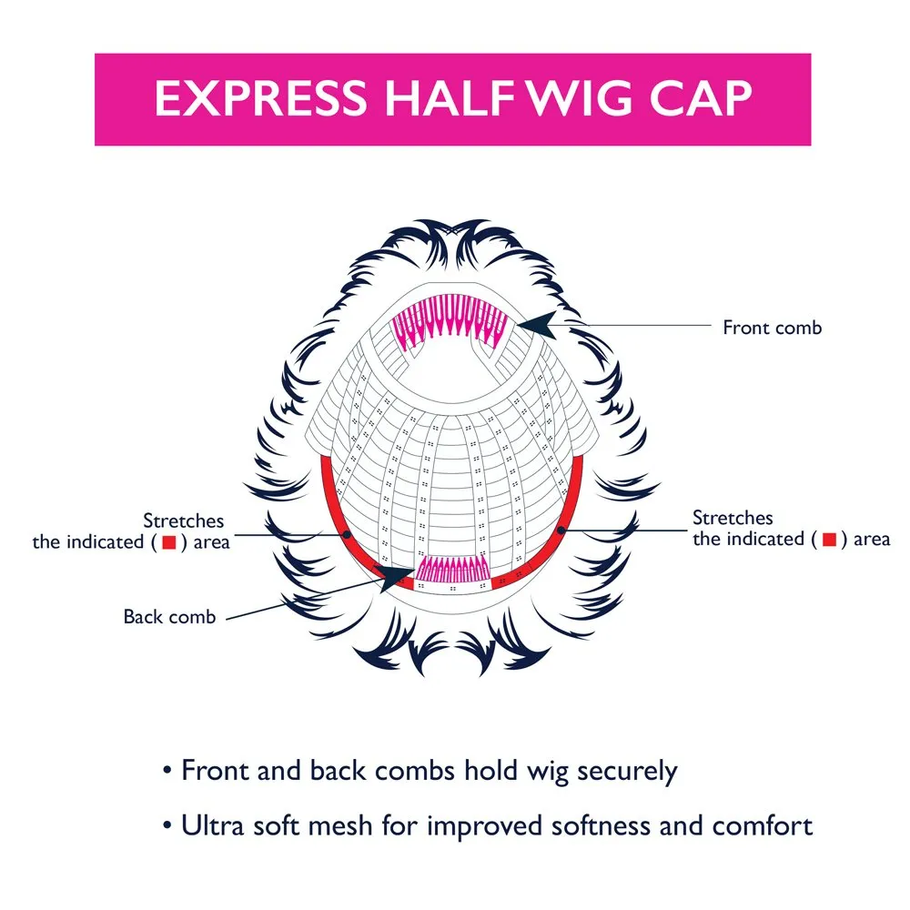 Vivica A. Fox HB1970-V Express Wig, Half Wig, Synthetic Fiber in Color 2