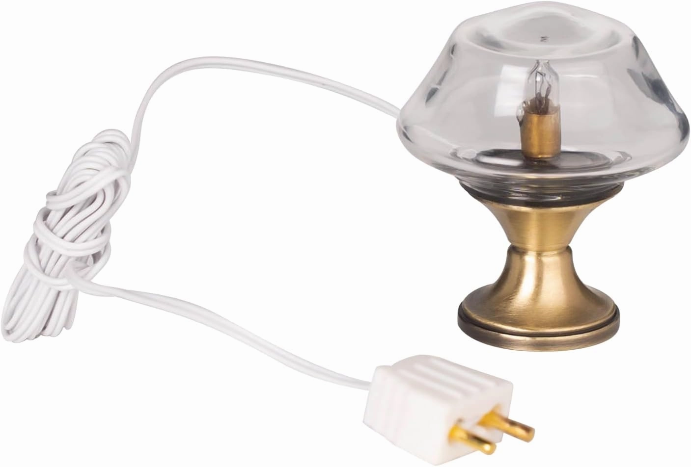 Waldosia 1:12 Scale Miniature 12V Wired Schoolhouse Ceiling Lamp – Dollhouse Vintage Light Fixture