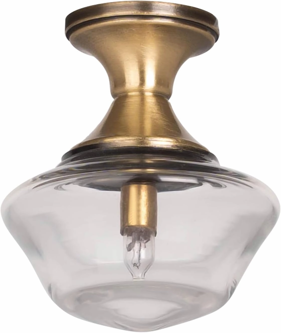 Waldosia 1:12 Scale Miniature 12V Wired Schoolhouse Ceiling Lamp – Dollhouse Vintage Light Fixture