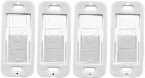 Wallplate Brackets for Lutron Caseta Pico Remote, 4-Pack – Seamless Remote Snap-in Installation Wall Bracket for Lutron Smart Switch, Durable Wall Mount Design for Lutron Pico Remote