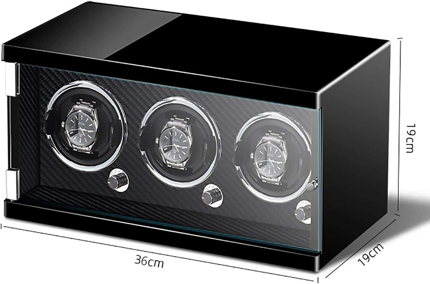 Watch Stand Watch Winders for Automatic Watches - Smart Watch Shaker Mechanical Watch Automatic Winding Device Household Light Luxury Colorful Atmosphere Light Watch Storage Box Or
