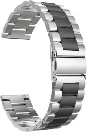 Watch Strap, 18mm 22mm 20mm 24mm watchband Stainless Steel Wristband Men's and Women's Silver