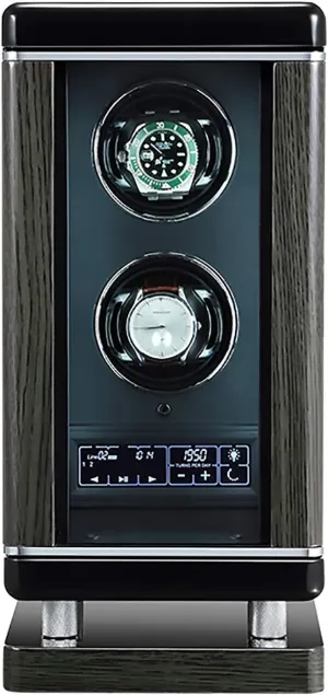 Watch Winders Luxury Smart Watch Winder Automatic Mechanical Watch Motor Shaker Storage Box with Fingerprint Unlock Watc (A 6 slots)