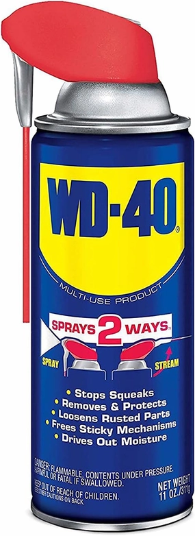 WD-40 490043-04 Multi-Use Lubricant Smart Straw Spray 11 OZ (Pack of 4)