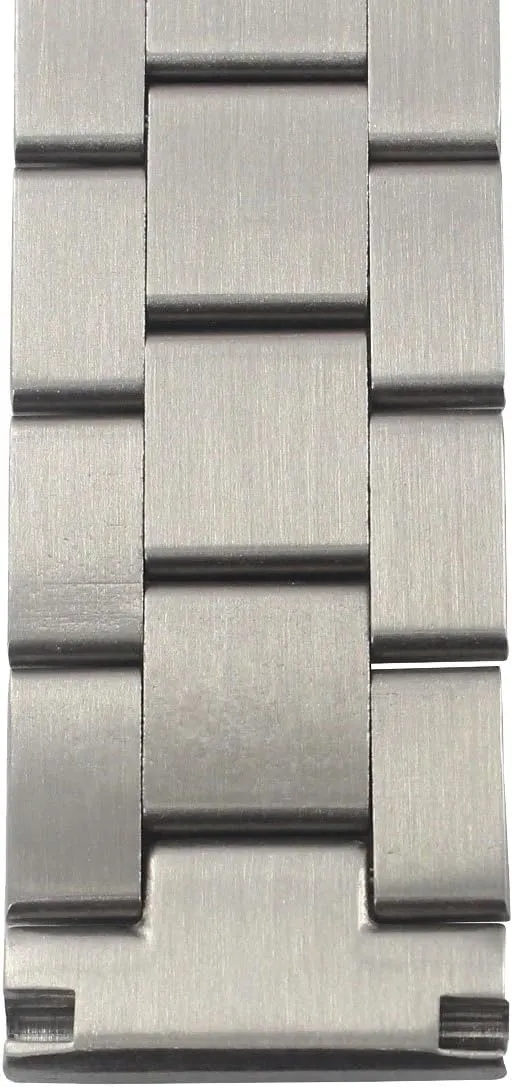 Weelovee 22mm Stainless Steel Wrist Watch Band Double Buckle Bracelet Replacement for Men Women Strap