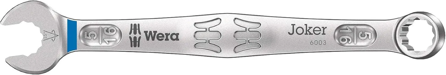 Wera - 05020229001 - Ring Spanner Set, 6003 Joker 4 Set Imperial 1 Ring Spanner Set, 4 Pieces