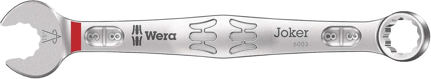Wera - 05020229001 - Ring Spanner Set, 6003 Joker 4 Set Imperial 1 Ring Spanner Set, 4 Pieces
