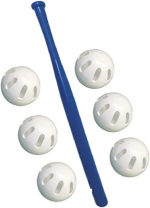 WIFFLE® Blue Bat and Ball Set AweStar Eagle Limited Edition WIFFLE® Blue Bat and 6 White Ball Bundle