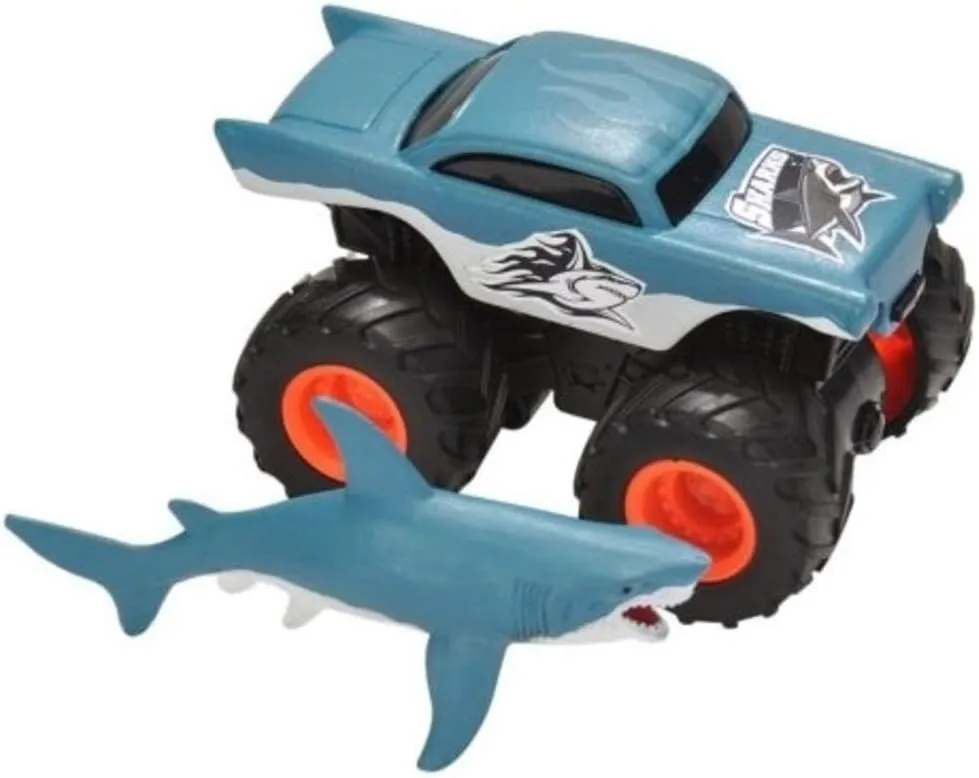 Wild Republic Shark & Truck Adventure Playset, Gifts for Kids, Imaginative Play Toy, 2Piece Set