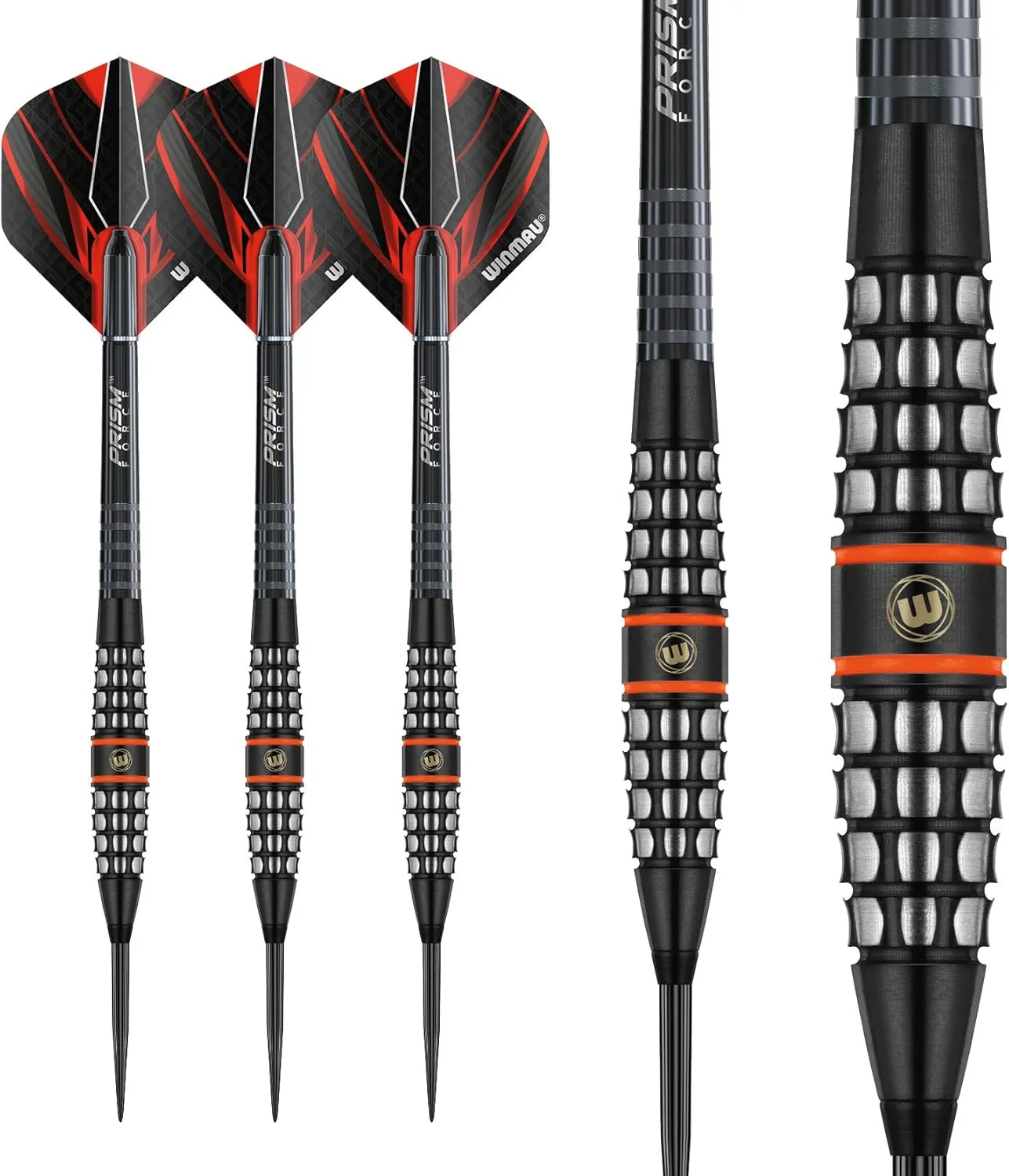Winmau Sicario 90% Tungsten Darts Set with Prism Flights and Shafts (Stems)