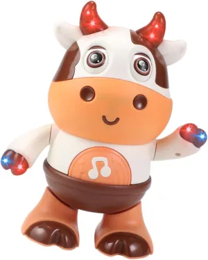 with Lights and Music Electric Interactive Plaything for Fun Learning Adorable for Encourages Parent Interaction Engaging Cow Shaped
