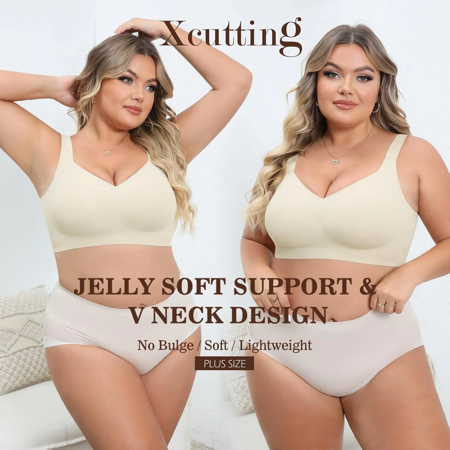 Women Wirefree Bras for Women Full Coverage No Underwire Everyday Bras Comfortable Wireless Padded Bras