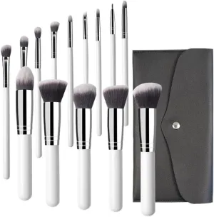 Women's 14 Piece Makeup Brush Set Powder Brush Eye Shadow Beauty Brush Tool Set(1-B)