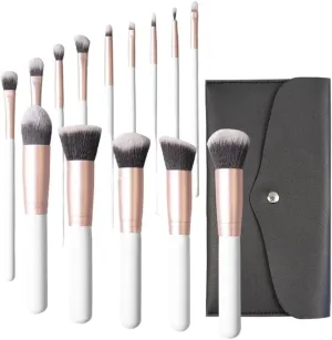 Women's 14 Piece Makeup Brush Set Powder Brush Eye Shadow Beauty Brush Tool Set(5-B)