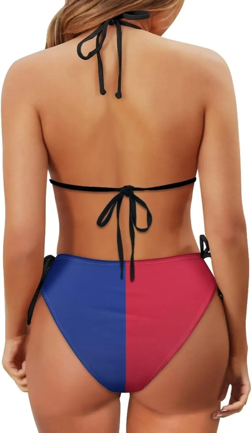 Womens Sexy Halter Bikini Set String Bathing Suit Teen Girls Swimming Suit 2 Piece Swimsuit
