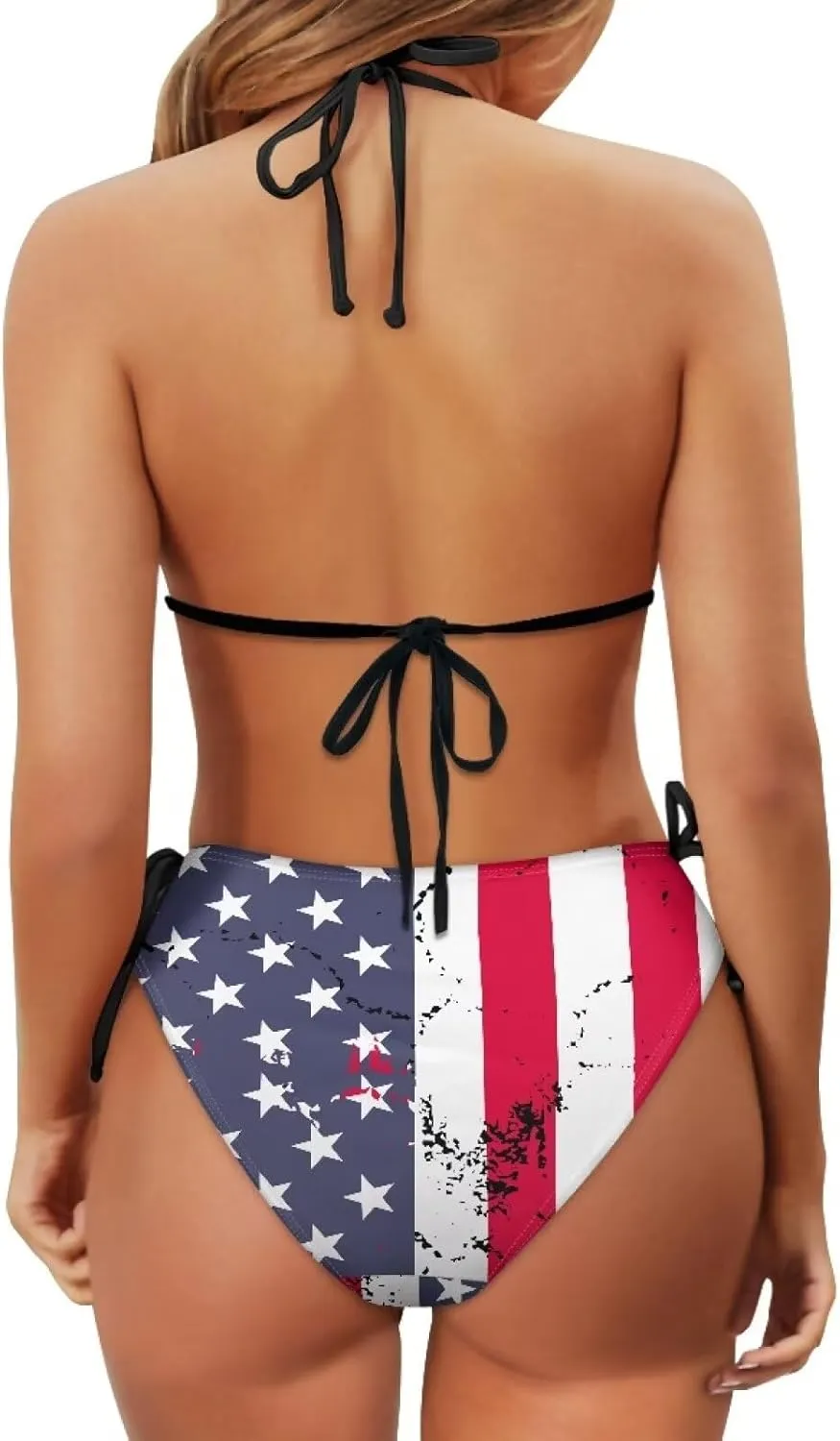 Womens Sexy Halter Bikini Set String Bathing Suit Teen Girls Swimming Suit 2 Piece Swimsuit