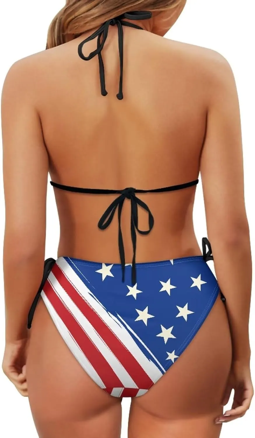 Womens Sexy Halter Bikini Set String Bathing Suit Teen Girls Swimming Suit 2 Piece Swimsuit