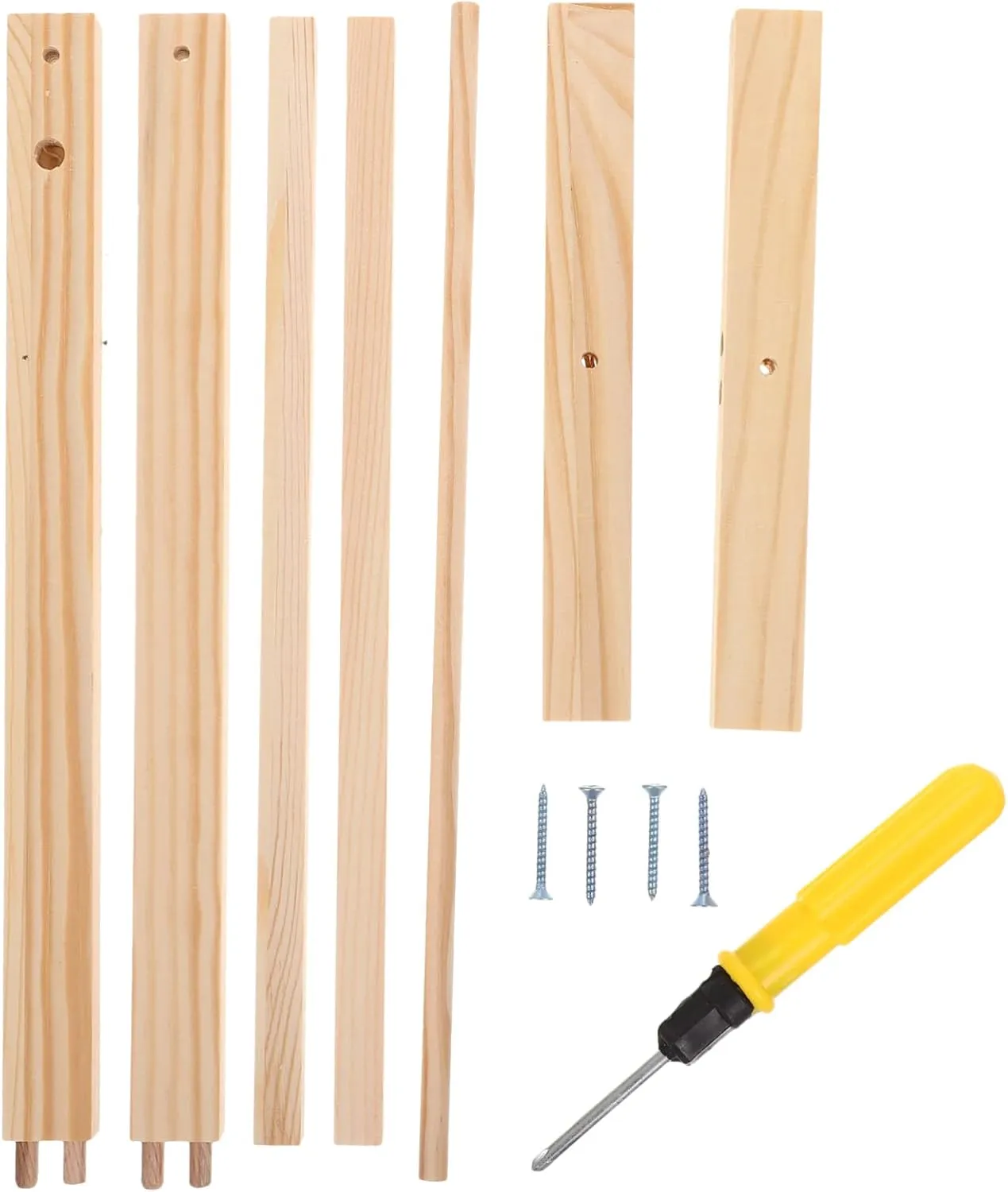 Wooden Doll Clothes Rack Sturdy Clothing Organizer for Doll Dresses for Display and Organization