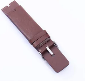 YANGQI yaoqijie 22mm Notch Interface Mens Genuine Leather Watchbands Bracelet Compatible with Moto 360 Smart Watch Band Strap and Tool Lasting (Band Color : Brown)