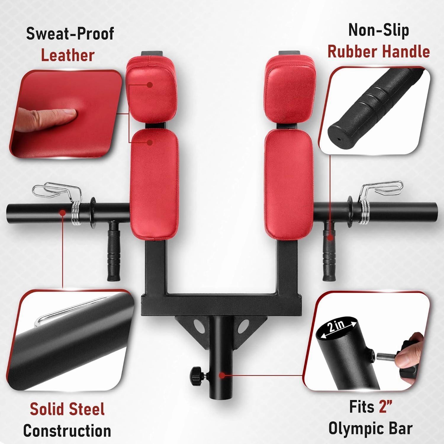 Yes4All Viking Press, Landmine Handle Attachment for 2-Inch Olympic Barbell – 3 Hand Grip Positions - Support Home Gym for Deadlift, Squat Workout, Increased Versatility