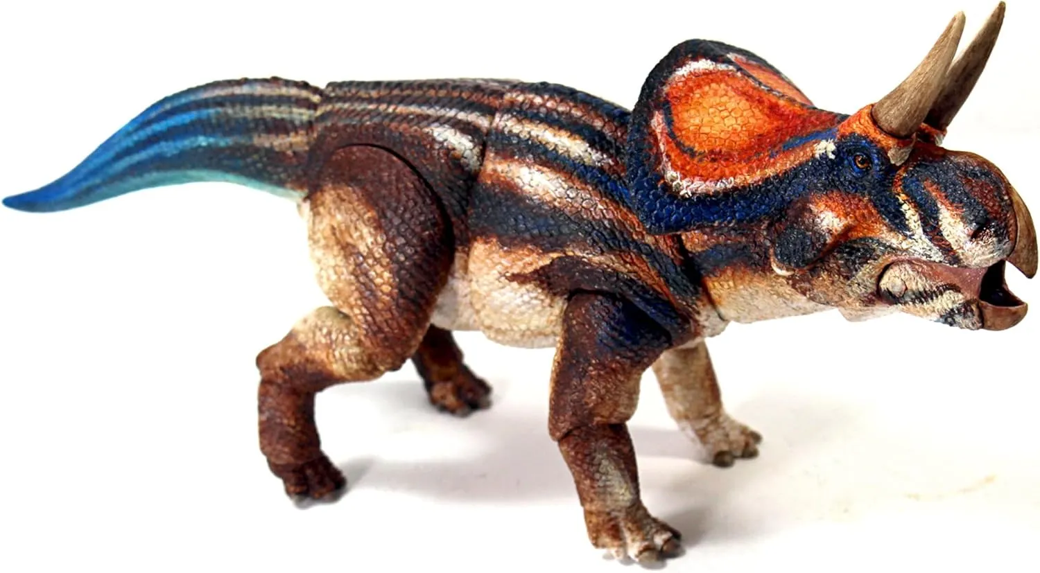 Zuniceratops Christopheri - 1/18th Scale Dinosaur Action Figure - 8.5" Articulated Collectible Miniature, Ceratopsian Series