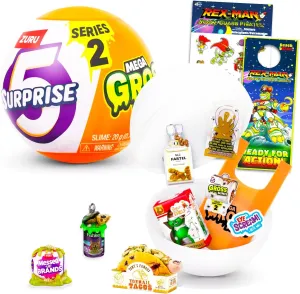 Zuru 5 Surprise Mini Brands Mega Gross Minis Mystery Set - Collector's Bundle Plus Stickers